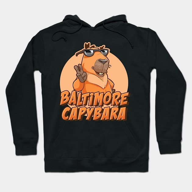 Baltimore capybara Hoodie by NeedsFulfilled